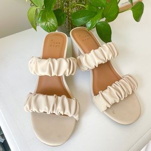 Target cream heel sandals